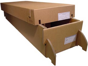 Bodybox by Leslie van BerkelThe simple casket is a practical and stylish option for green burial