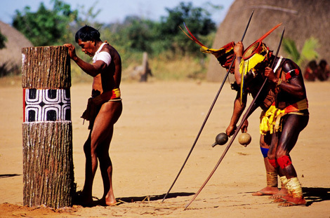 The Xingu Indian Kuarap Festival Celebrates Death with LifeAmong the surviving Xingu Native American Amazon tribes, a days-long ceremony commemorates death, life and youth