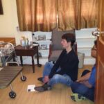 woman being sung a mantram