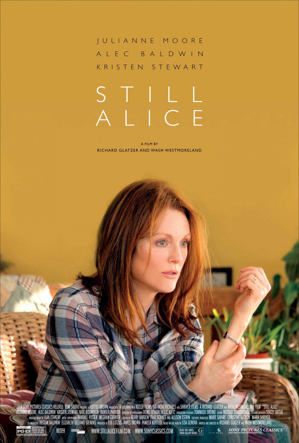 still alice movie poster with woman sitting in a chair