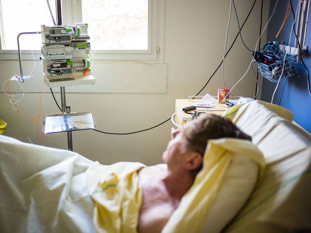 A terminally ill cancer patient forlorn about use of war metaphors