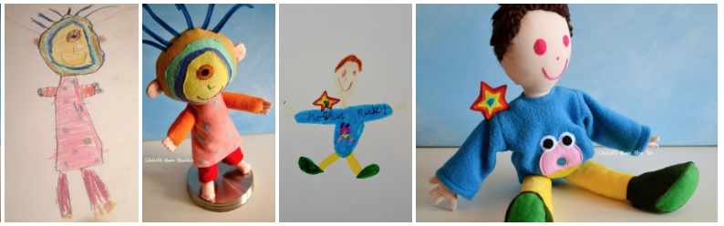 Can A Handmade Softie Toy Be Of Therapeutic Benefit During The Grieving Process? (Interview)How one artist used a sewing machine and ingenuity to bring children's drawings to life