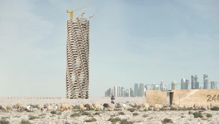 Qatar World Cup Memorial Commemorates Migrant Worker DeathsMemorial architecture lends massive presence to hundreds of silenced mourners