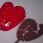 Broken heart lollipop