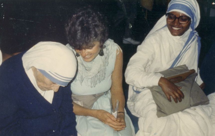Mother Teresa and Cassandra Christensen