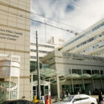 Image of the entrace to the UCSF Cancer Center