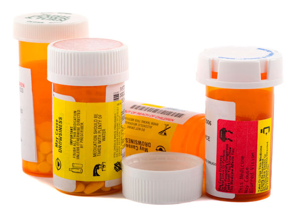 Pill bottles symbolizing expired medication.