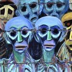 Holocaust Art by Auschwitz survivor Edith Birkin