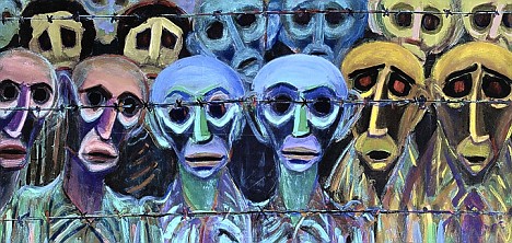 Holocaust Art by Auschwitz survivor Edith Birkin