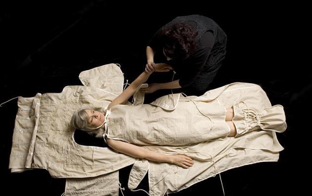 burial garments to be shown at the Festival of Death and Dying
