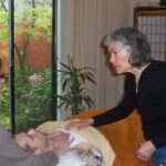 Irene Smith teaches touch to a caregiver