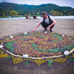 An image of impermanent earth art by Day Schildkret