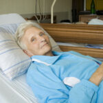 Woman after breast cancer surgery