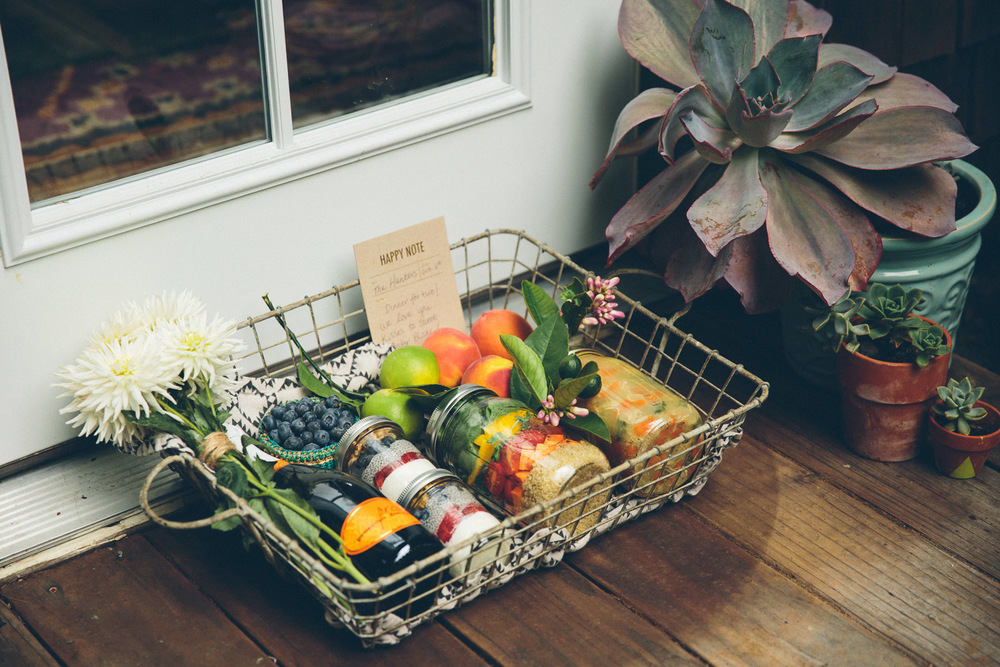 Image of a basket for a meal train