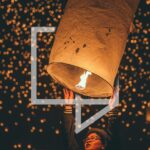 A lantern at the Reimagine end of life event