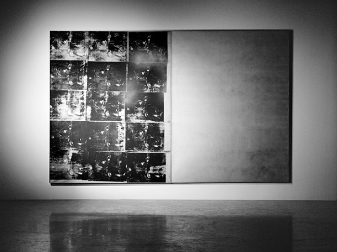 Andy Warhol's "Silver Car Crash (Double Disaster) painting.