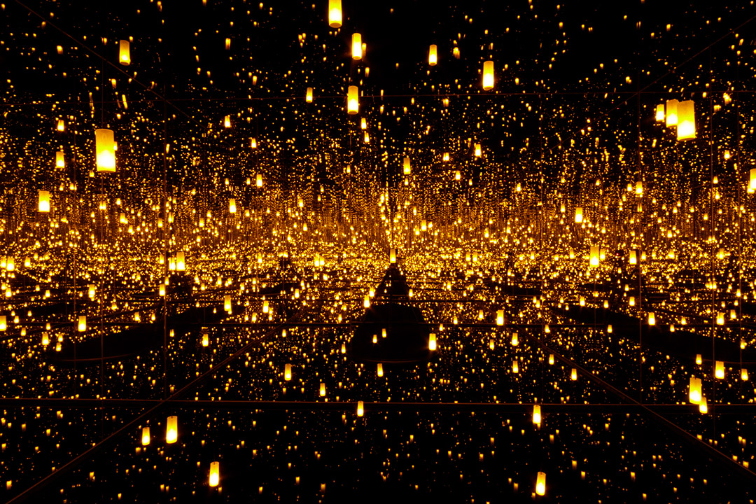 One of Yayoi Kusama's Infinity Rooms