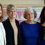 Three Daughters with their Mother