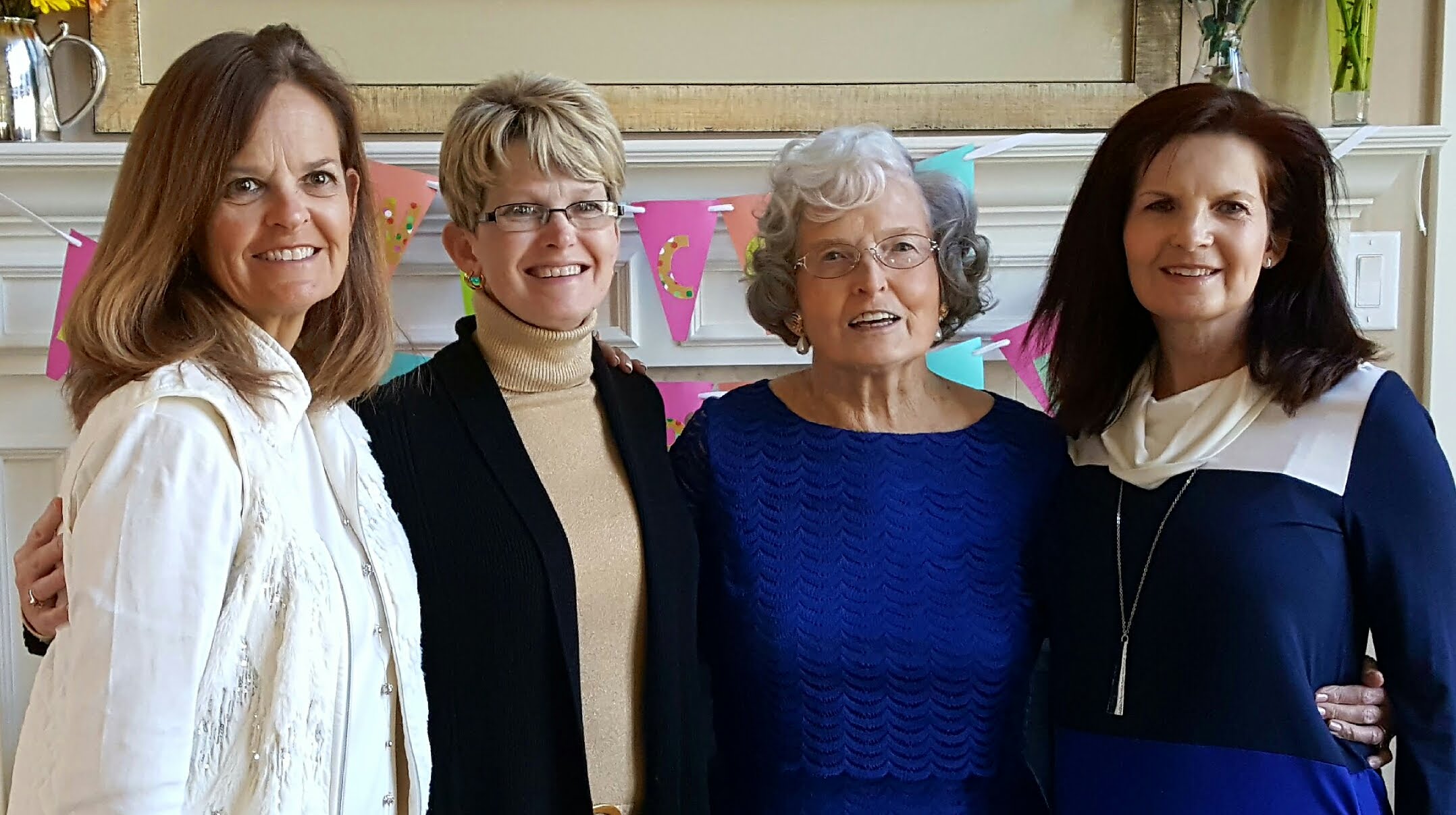 Three Daughters with their Mother
