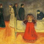 Dead Mother and Child by Edvard Munch part of Frieze of Life