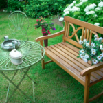 Create a Memory Garden with a bench so you can linger.