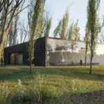 Exterior shot of the funeral center designed by HofmanDujardin.