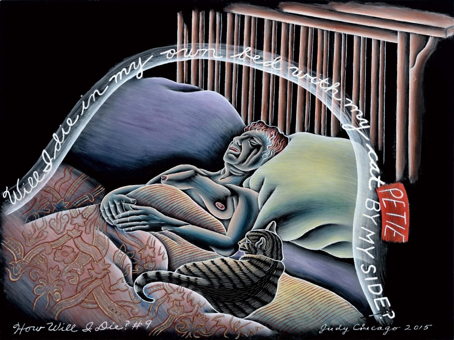 A piece from The End: A Meditation on Death and Extinction, by Judy Chicago