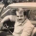 Louie in his Chevy before grief took over