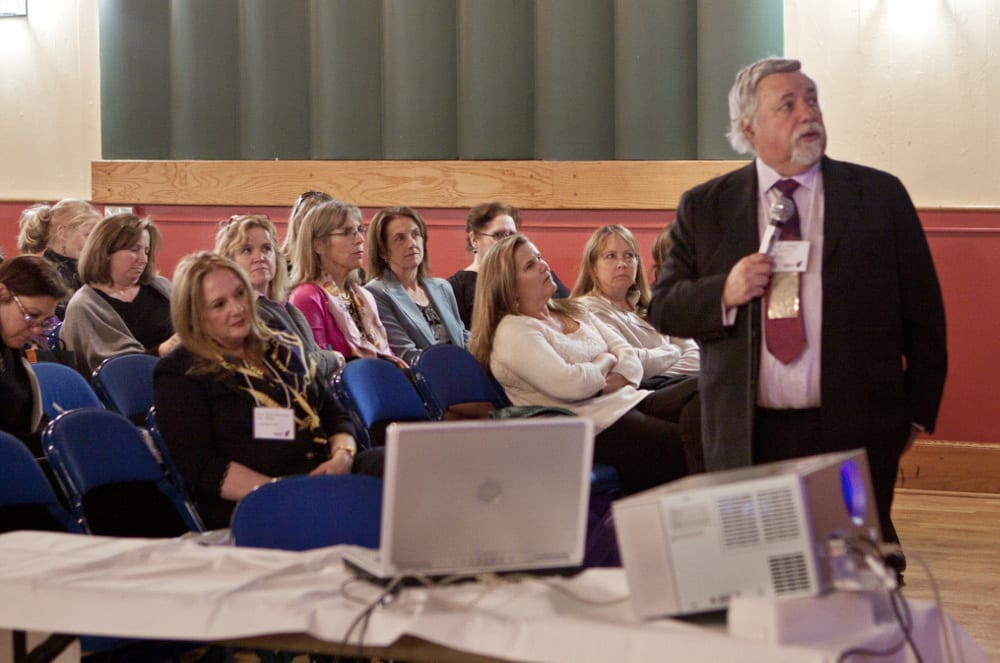 Dr. Ken Doka, who introduced the idea of disenfranchised grief, presenting at a conference