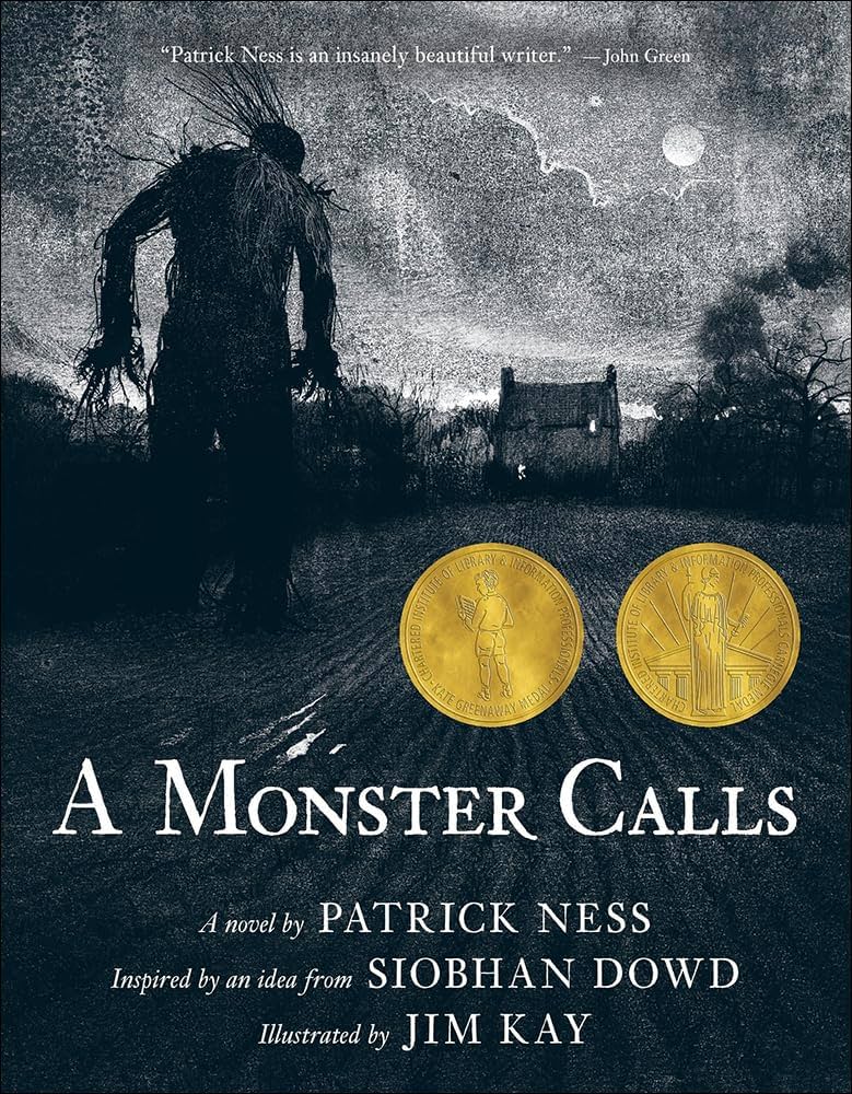 book cover of a monster calls by patrick ness