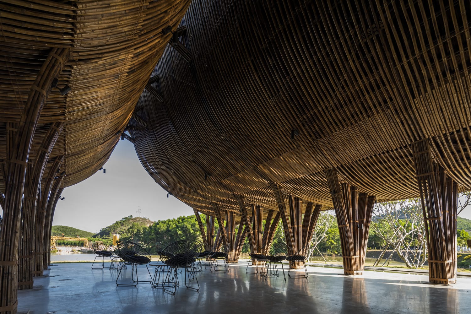 Vietnam’s Peaceful Huong An Vien Visiting CenterArchitects use bamboo to create a calm, light-filled setting for cemetery visitors