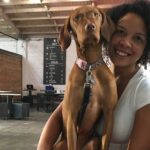 Jillian A. Tullis with her dog Roux - disenfranchised grief