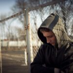 A troubled teen represents young life lost to drugs
