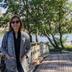 Dr. Bonnie Gorscak standing on a bridge