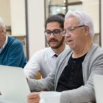 3 men of different ages work together to combat ageism