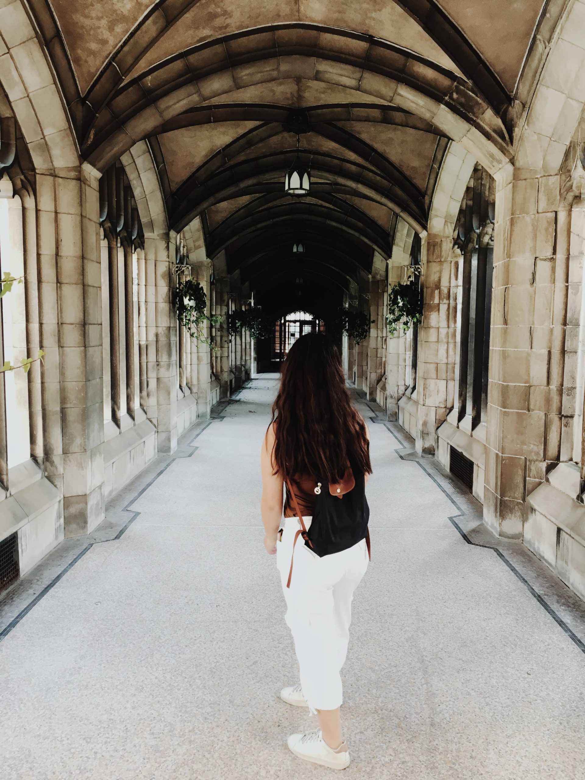 back to school college girl