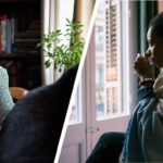 two women grieving differently