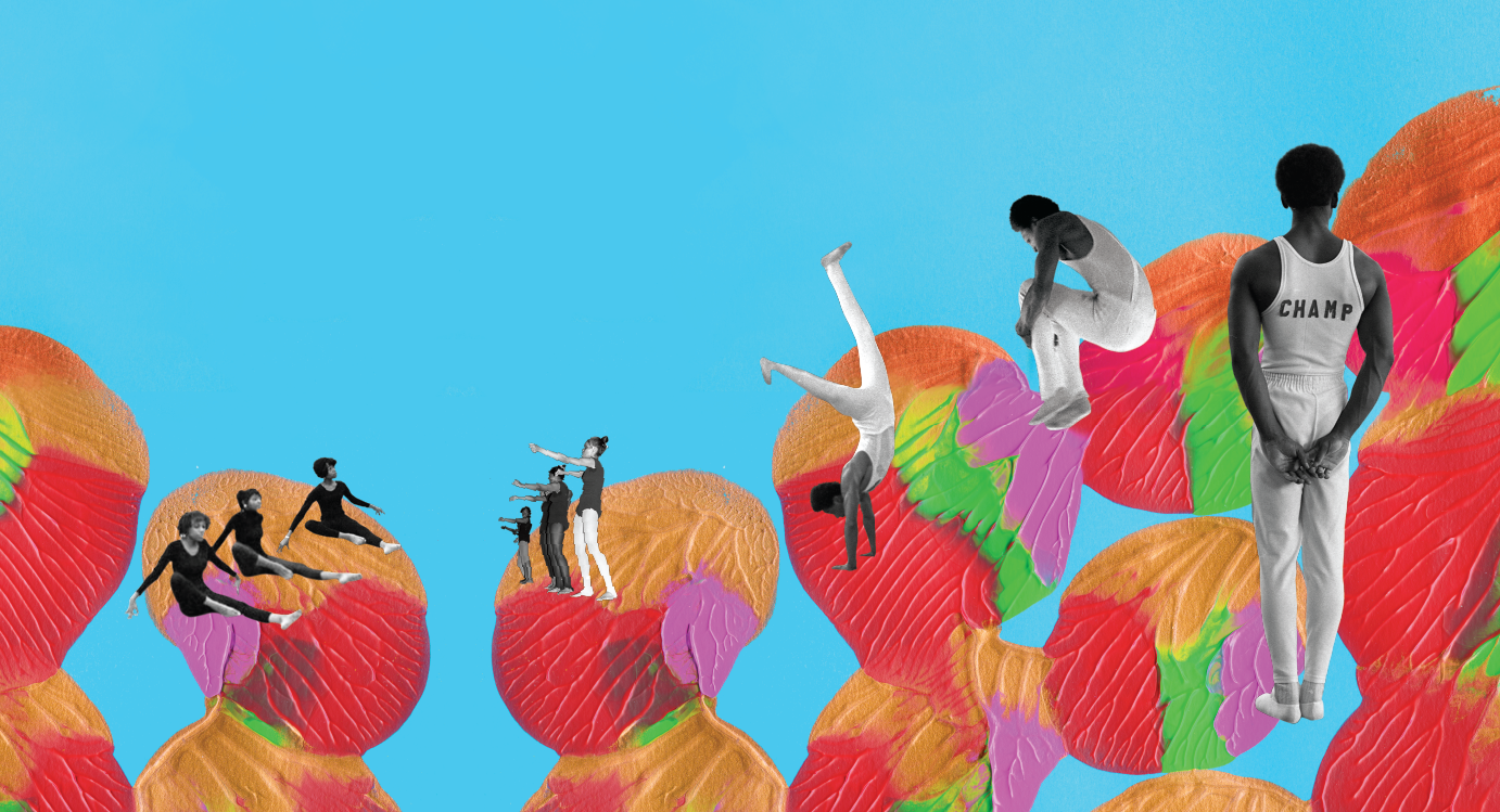 colorful art for senior living on display at Carehaus