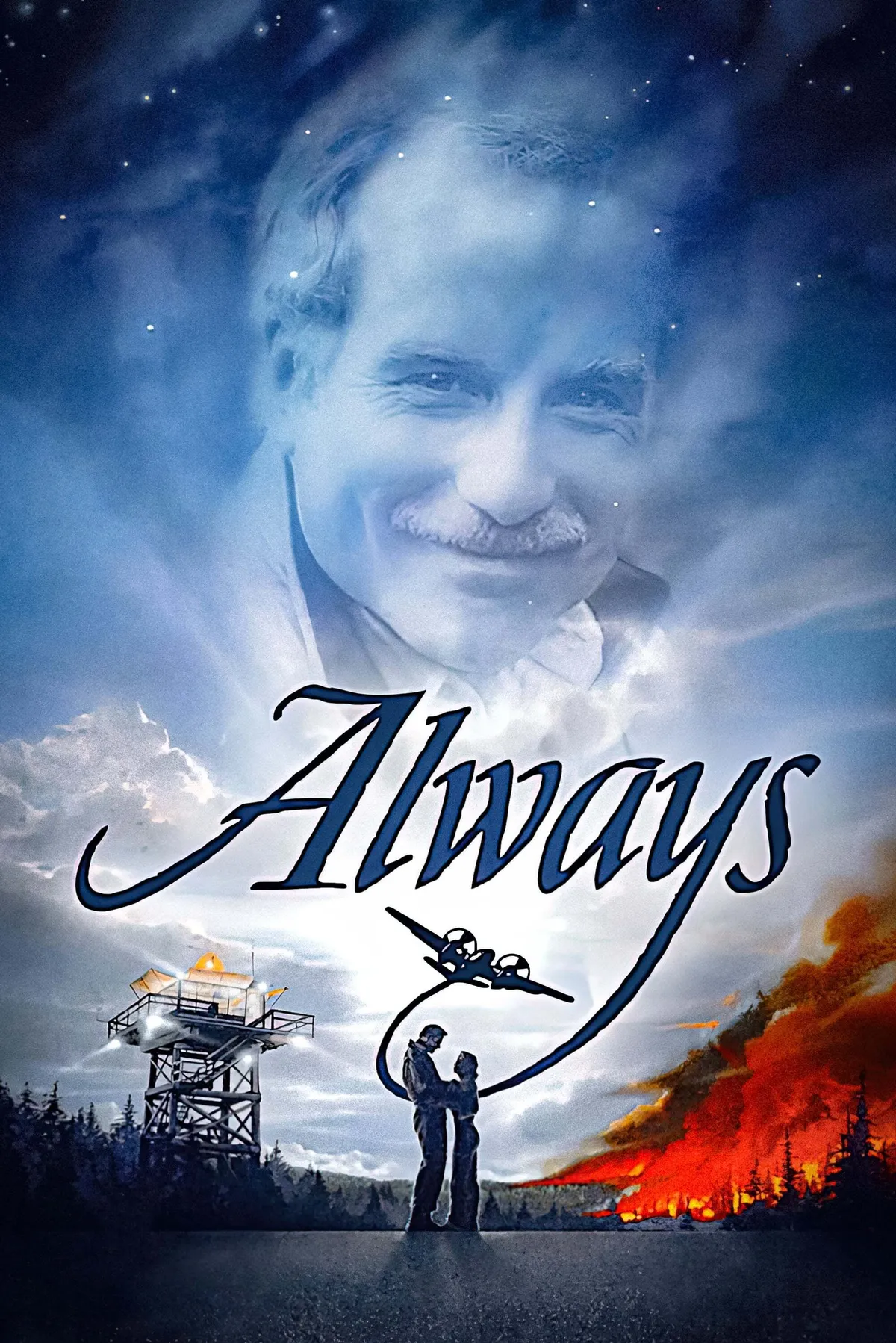 “Always”In this film the spirit of a recently dead aerial firefighter must guide a younger pilot and help the love of his life move on