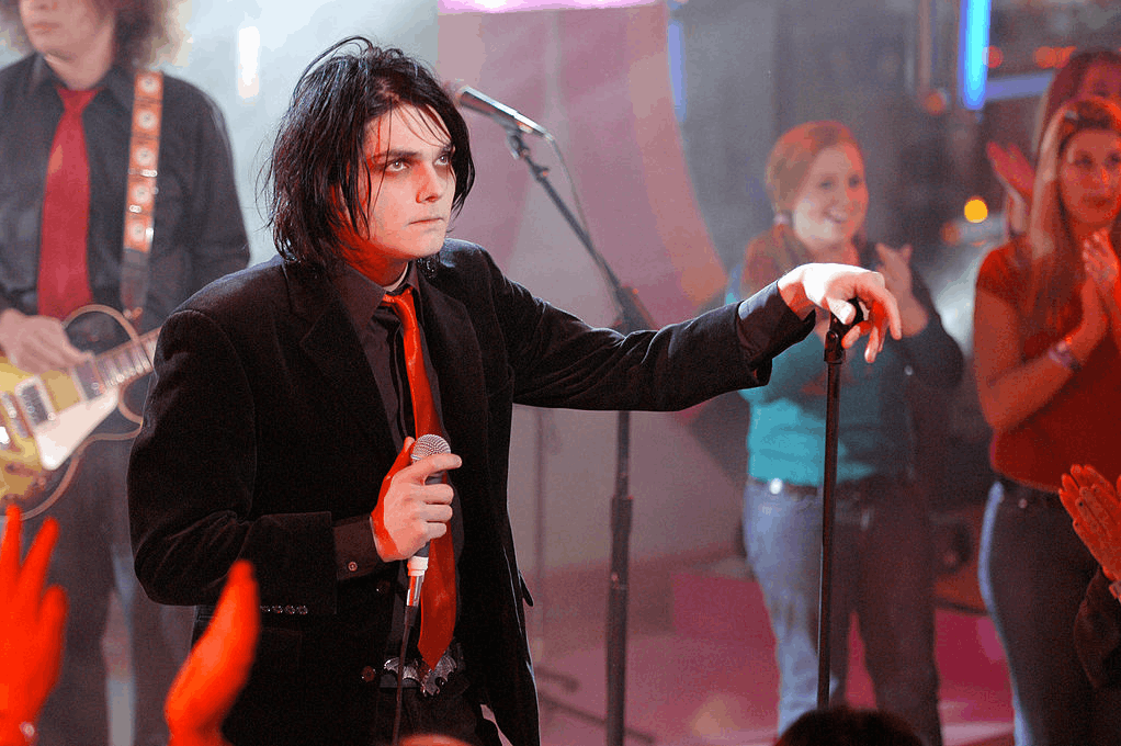 Jesse McCartney, My Chemical Romance and Rick Gonzalez at MTV's TRL in 2005