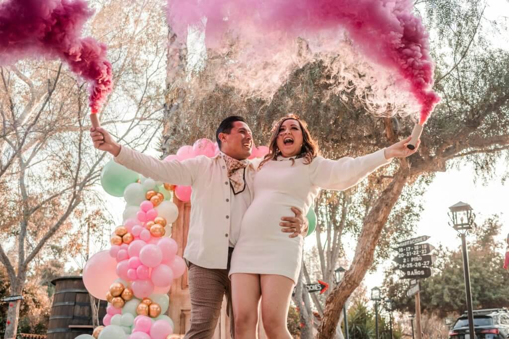 A gender reveal party for a girl. These are common contrary to 1 in 175 infant deaths in the US.