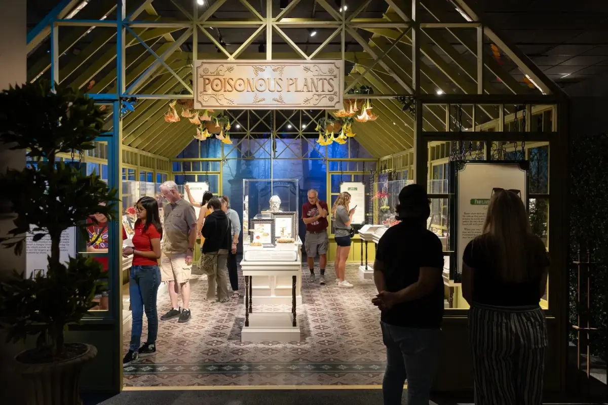 Exhibit Death by Natural Causes the poisonous Plants room